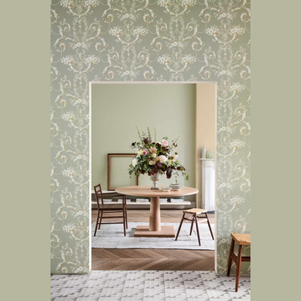 LITTLE GREENE INTELLIGENT MATT 78 TRACERY II 1L