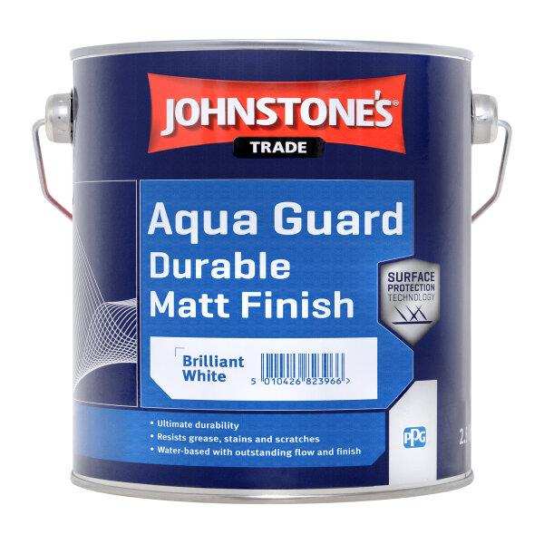 Johnstones Aquaguard Matt Brilliant White 2.5L – Paint Stop Limited