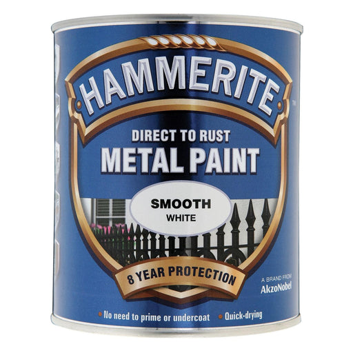 Hammerite Metal Paint Smooth Black 250ml