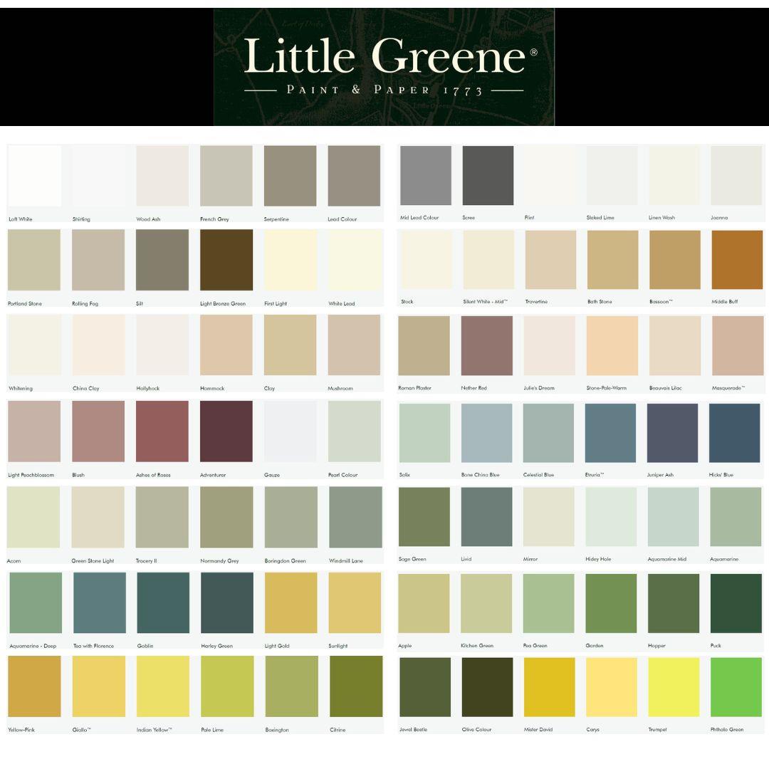 LITTLE GREENE INTERIOR OIL EGGSHELL MIXED COLOUR 2.5L